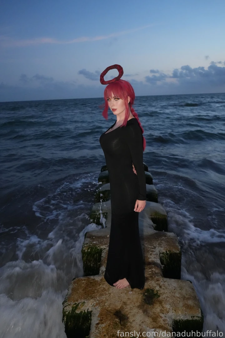 Makima black dress set behind the scenes hd 8k quality part 24 