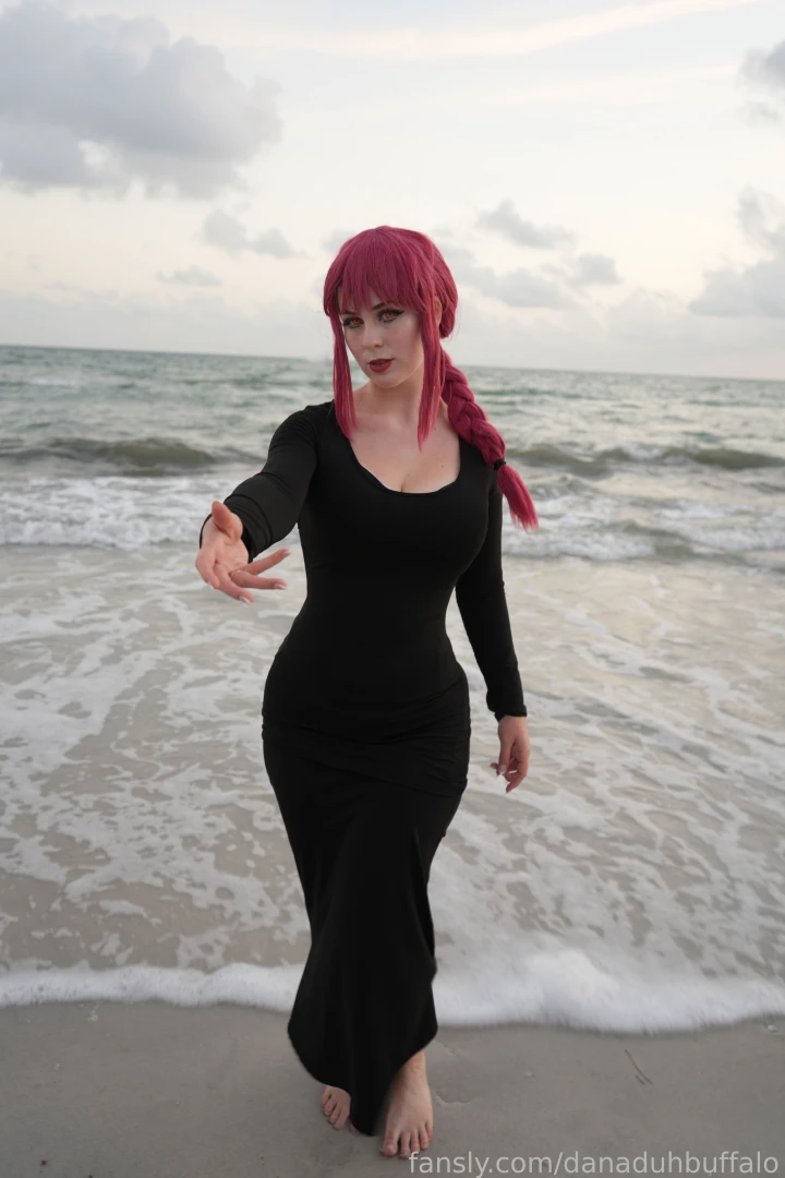 Makima black dress set behind the scenes hd 8k quality part 5 