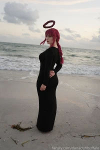 Makima black dress set behind the scenes hd 8k quality part 8