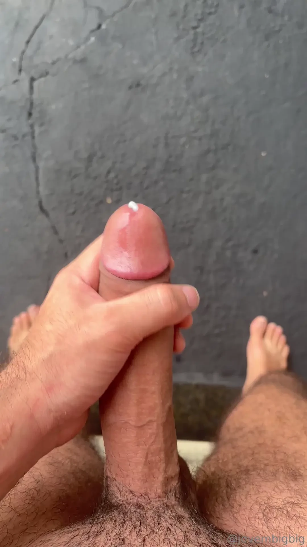 Christening the new painting 