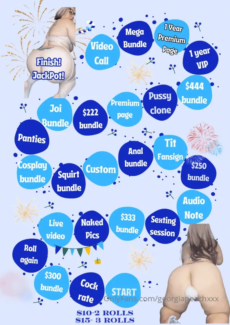 Ready to roll the dice tip 10 for 2 rolls or 15 for 3 rolls 