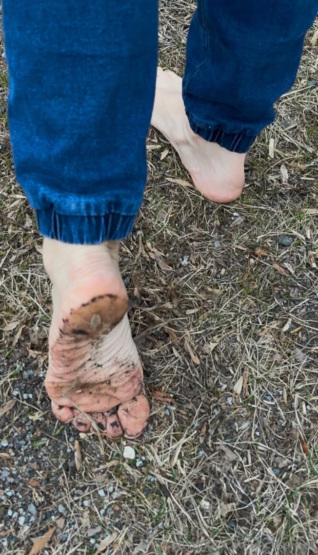 Mmm in the forest barefoot amp fresh green pedi dirty feet plus the part 1 