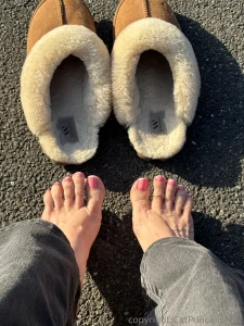 Furry slippers and french tips part 3