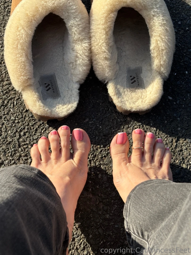 Furry slippers and french tips part 2 