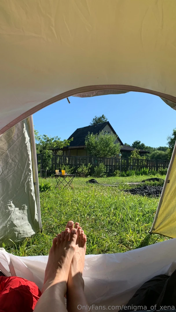 The comfort of the tent the rustle of the leaves and the warm touch of part 2 