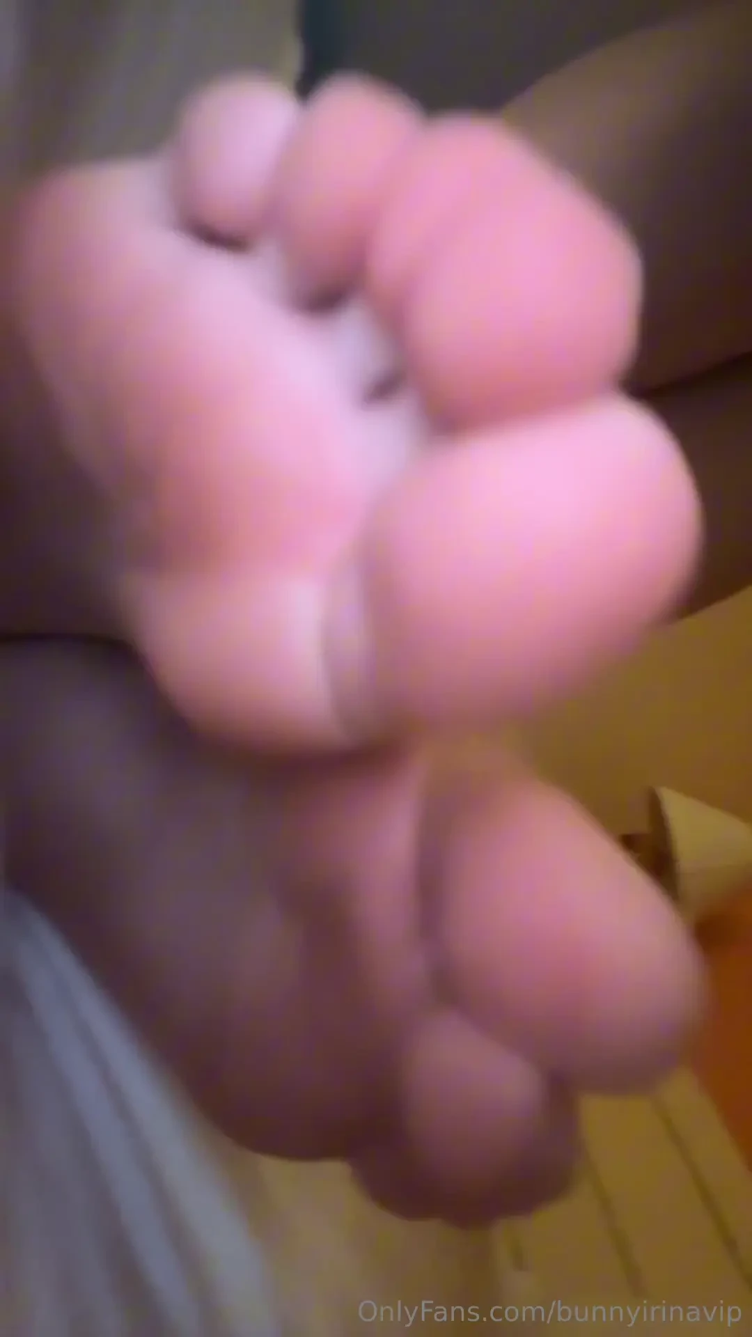 You need to be kneeling all the way down to my feet if you want my 