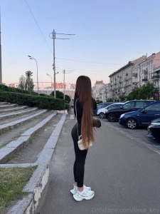 I haven t walked outside with my hair down like this in a long time part 2