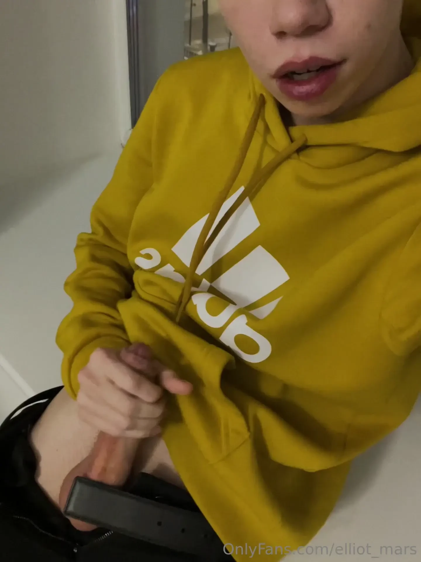 Watch how my boner is popping from sweatpants and gets even bigger part 2 