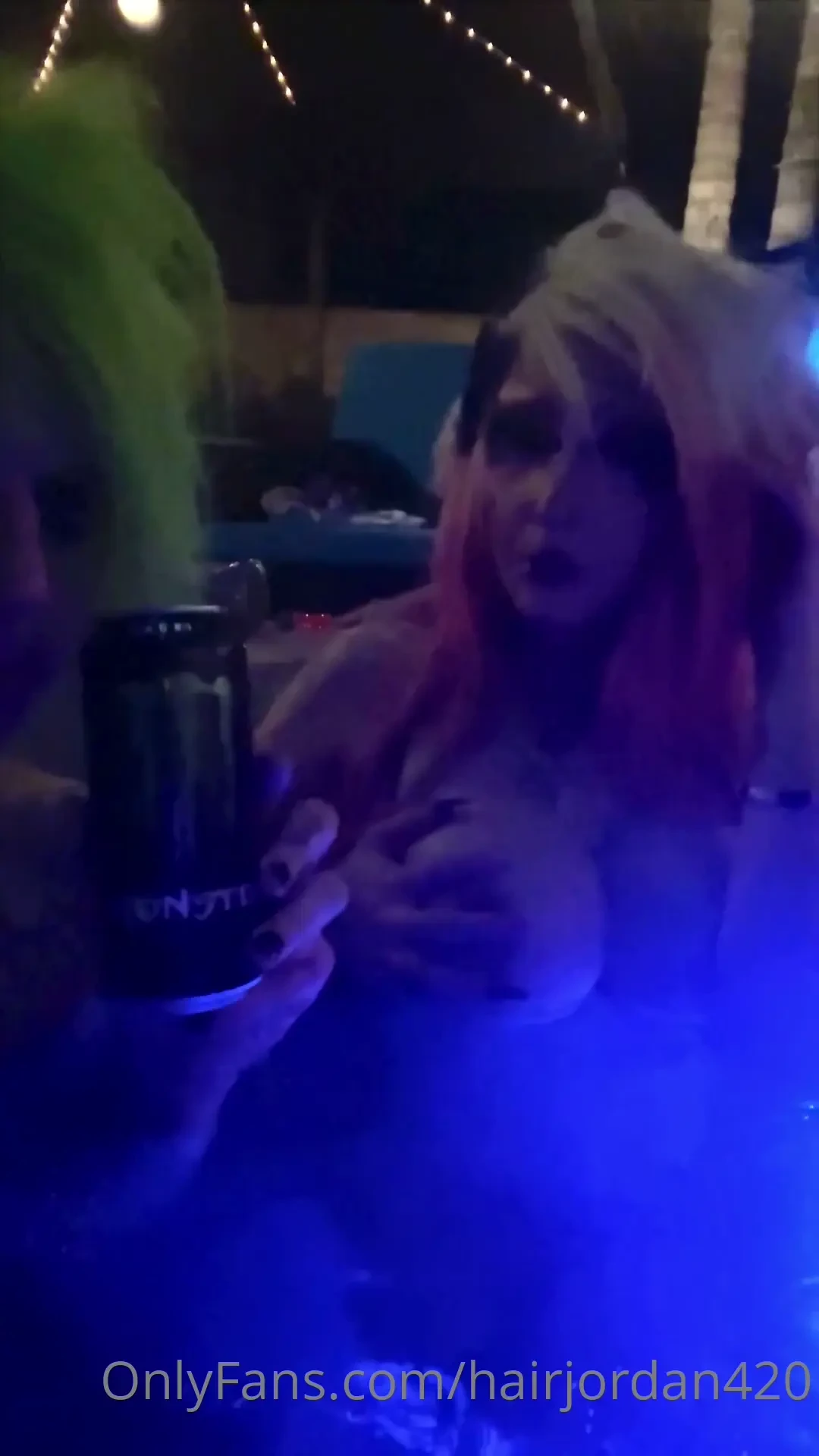 In a hot tub with topless sceen queen kandikitsune666 yes her boobs 