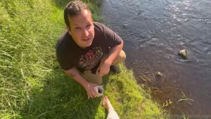 Was humiliating this pig at the house put him on a leash and walked