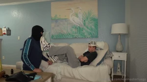 Laying back while my slave worships pt 1