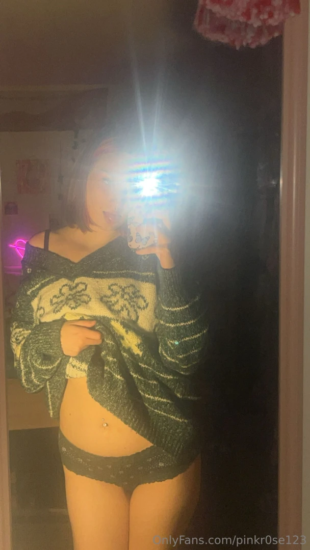 In my xmas sweater and panties part 2 