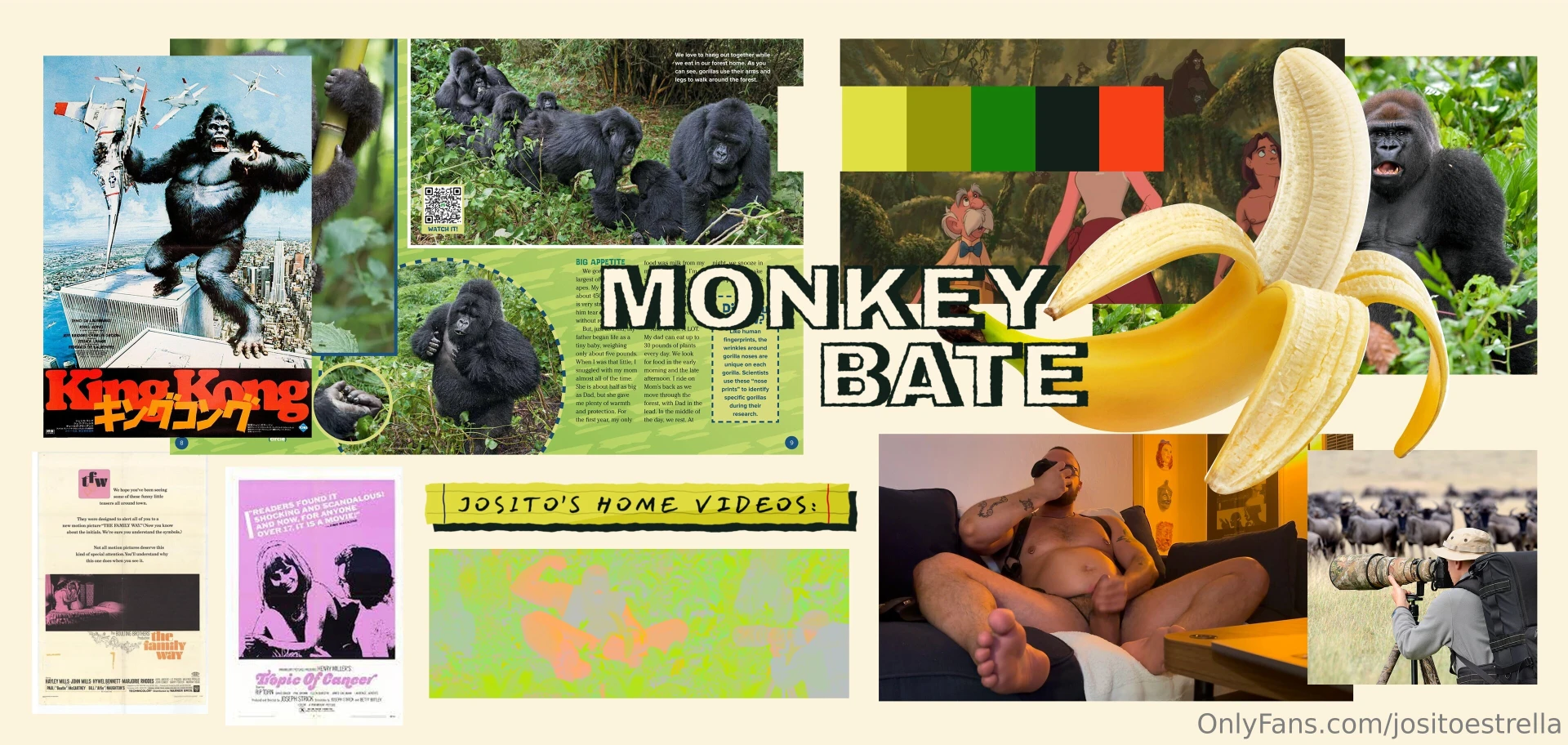 Lol here s some gorilla marketing for this friday s video monkey bate part 1 