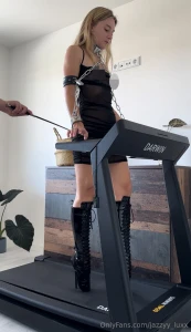 Es gab mal wieder ein training mit den ballet boots auf dem laufband