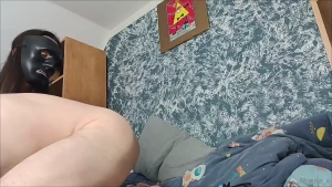 Spaking his ass what a good boy he can be
