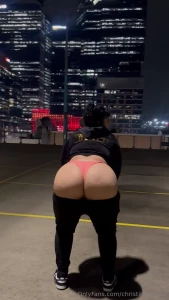 Twerking with a view i hope no one saw me
