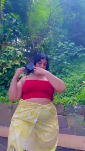 Did you see the private video i sent you i hope no tourists saw me xx