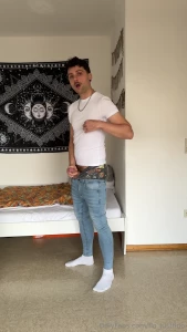 Huge content drop 1 2 with my super spray-on legend london jeans i had part 2
