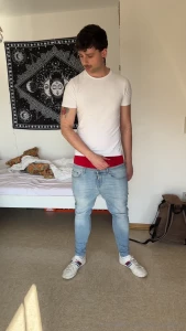 Fuuuck wearing these jeans and sagging them felt so fucking hot i didn part 1