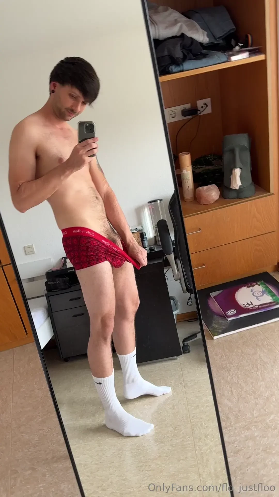 Red ck boxers 