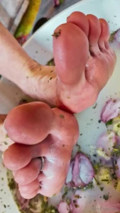 Spread a little more spring mood i like to take a foot bath with oat