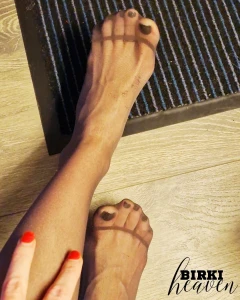 Birkenstock madrid in birkoflor classic black with black nail lacquer part 1
