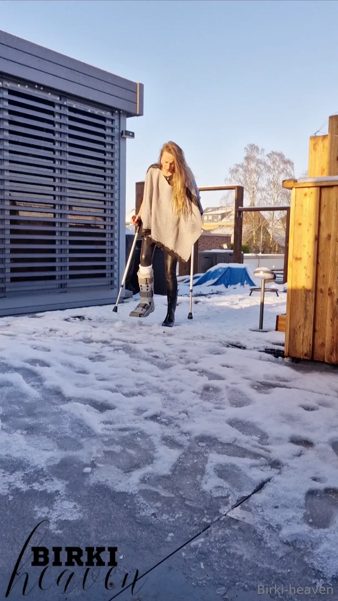Continued from last week today it goes first with crutches and then part 1 