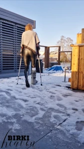 Continued from last week today it goes first with crutches and then part 2