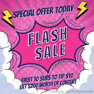 First 10 only tip 10 for 200 worth of content