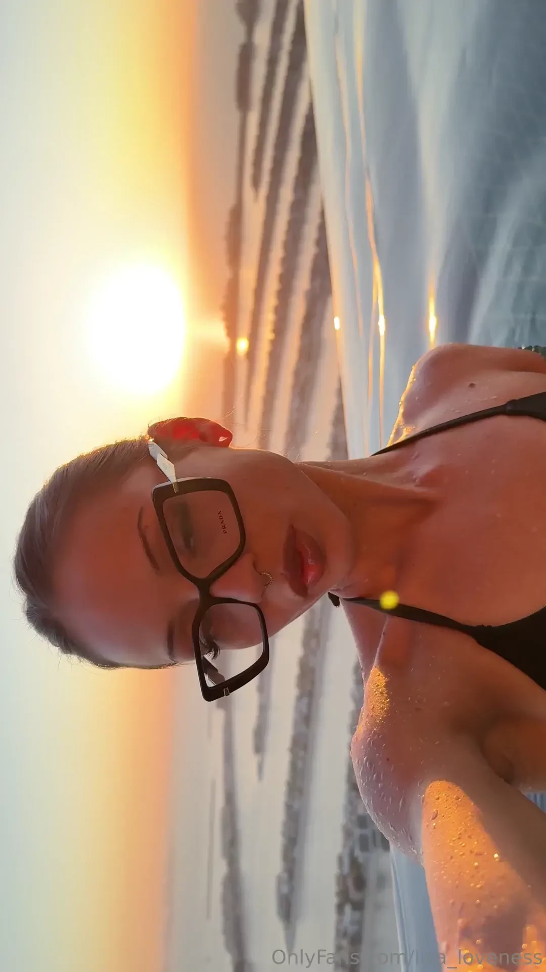 Sunset rooftop and me warm water salty air and a breathtaking view 