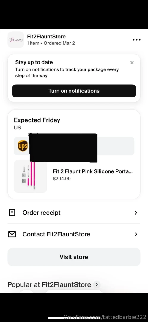 My pole is getting delivered friday if you wanna spoil me with any 