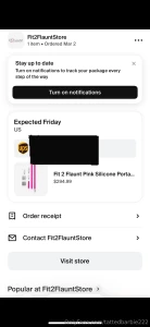 My pole is getting delivered friday if you wanna spoil me with any