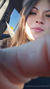 Driving with dem titties out