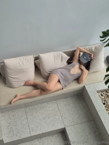 Warm lazy afternoons are perfect for chilling on the sofa watching
