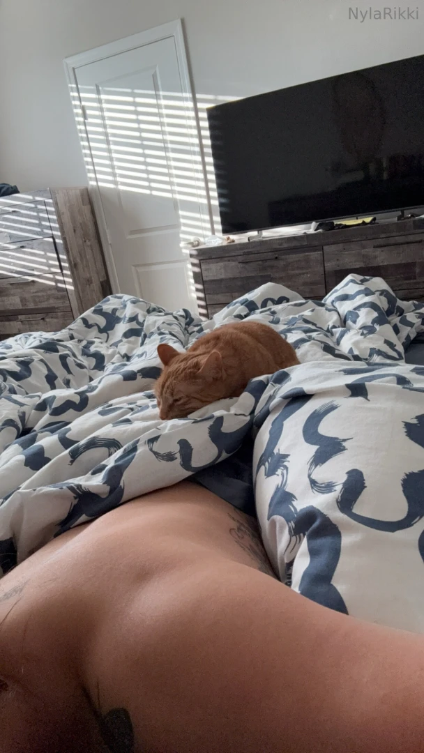 She s my weighted blanket 