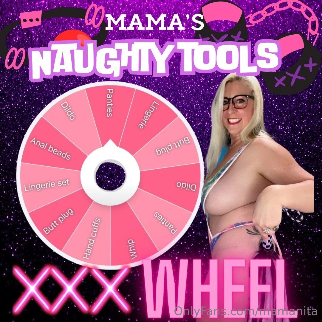 Mamanita s naughty tool wheel get some of the sexy tools i use in my 