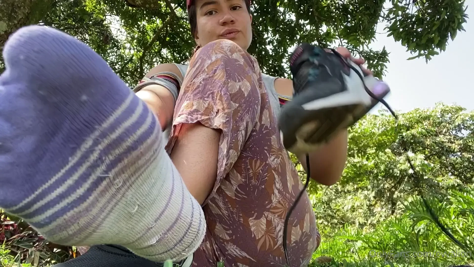 My feet in the nature 