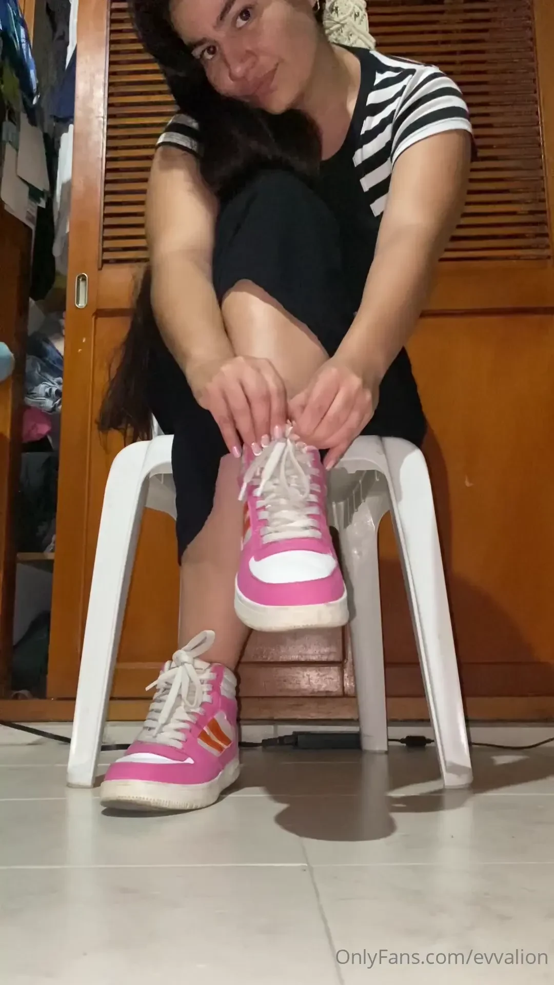 A long day means sweaty feet 