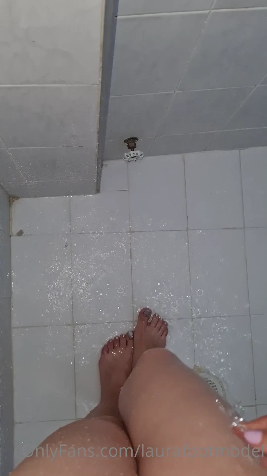 A quick shower to my feet part 2 