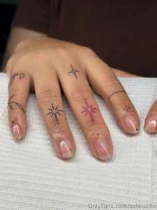 I got new finger tattoos i love them so fucking much just imagine part 2