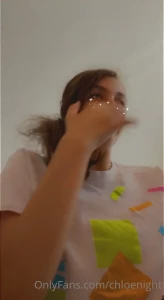Under the boobs