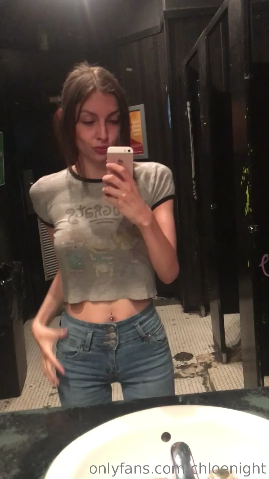 I keep flashing you in the same bar bathroom 
