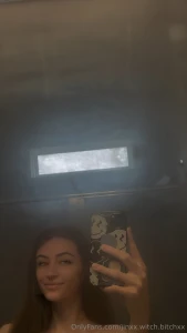 Shower time topless panties mirror pics