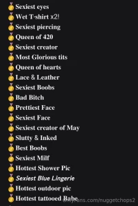 Almost forgot about all my wins til i came across this list if you