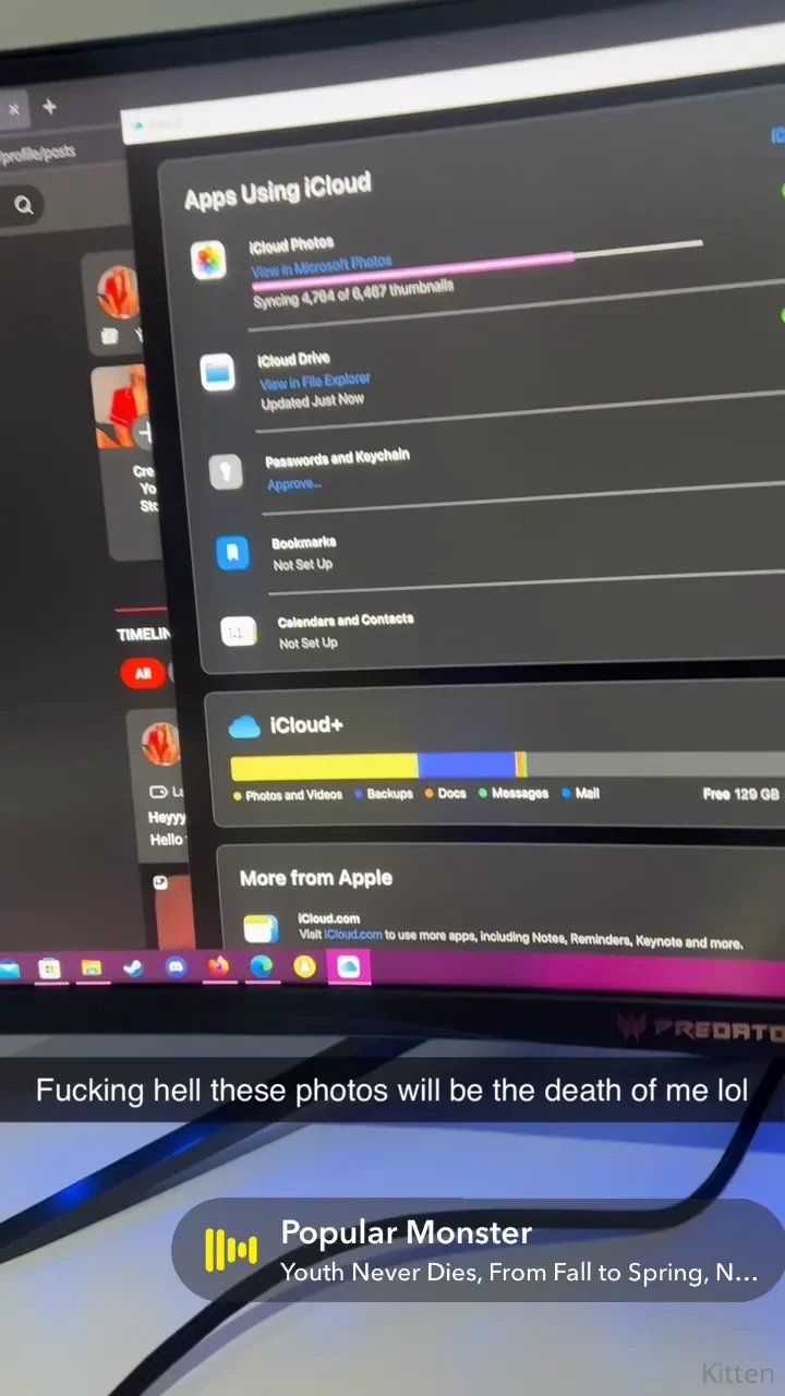 Behind the scenes if anyone has any suggestions on photo and video 