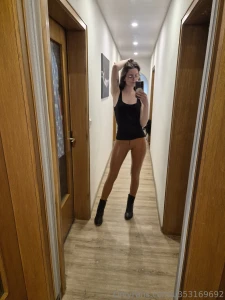 Mal wieder lederleggings ass