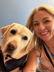 Met the campus dog that s about all i need