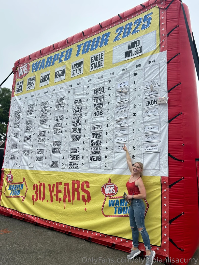 First warped tour down see you next month long beach xo 