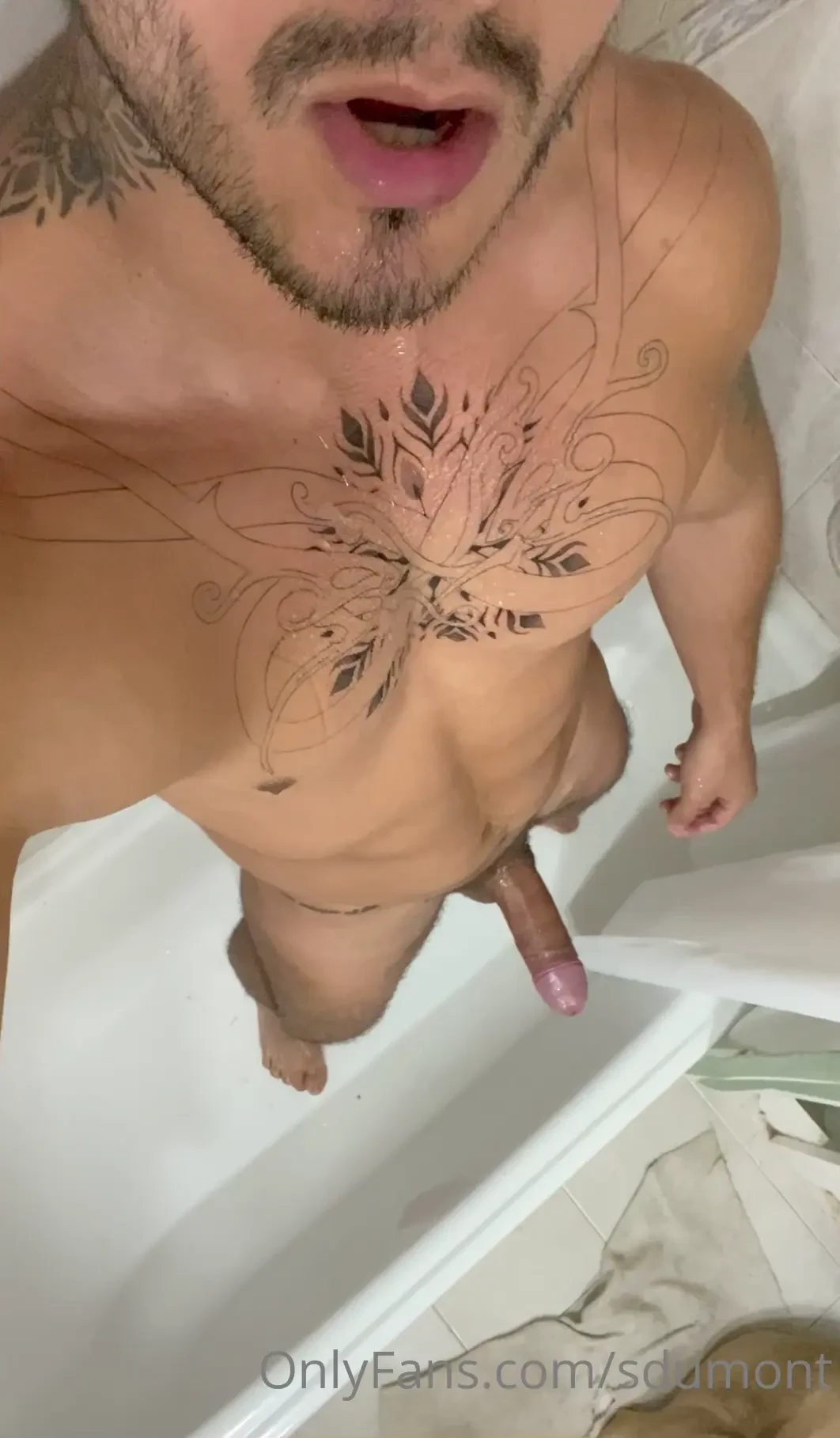 We put ink on the skin 