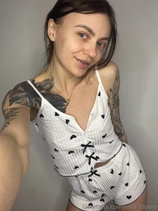 Pajamas on thoughts wandering what would you add to this scene